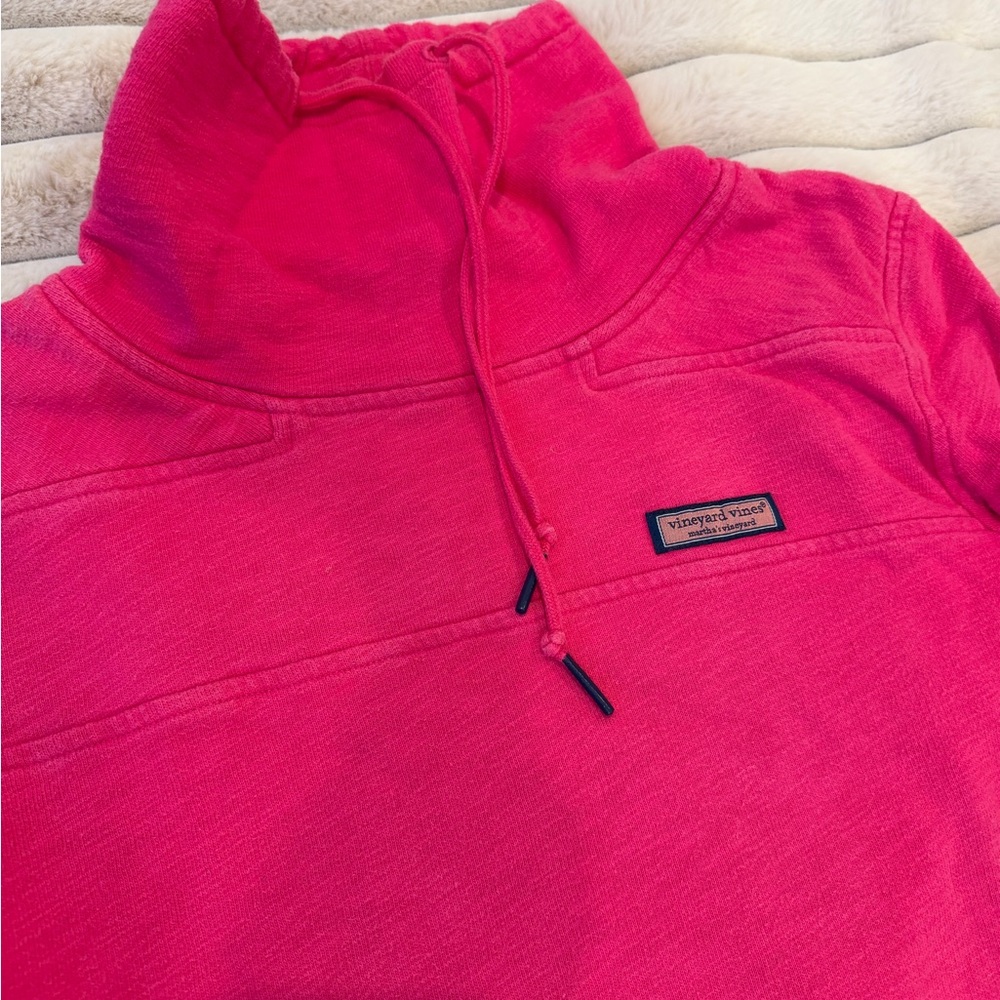 Vineyard Vines Women's Pink Sweatshirt Oversized Fit